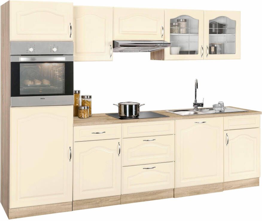 Wiho Küchen Keukenblok Linz zonder elektrische apparaten breedte 280 cm