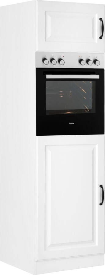Wiho Küchen Oven koelkastombouw Erla 60 cm breed met vakkenfront