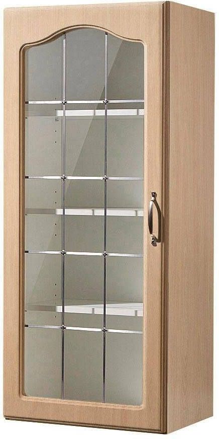 Wiho Küchen Vitrinekastopzet Linz 50 cm breed met glasdeur