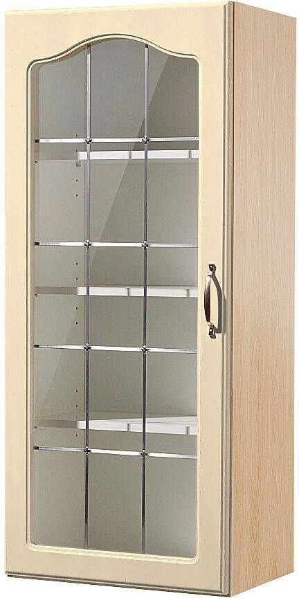 Wiho Küchen Vitrinekastopzet Linz 50 cm breed met glasdeur