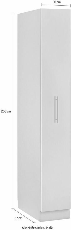 Wiho Küchen Apothekerskast Cali Lade met 4 legvakken