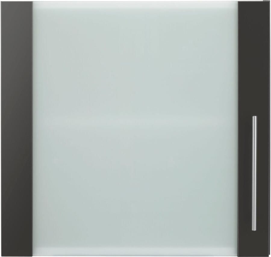 Wiho Küchen Hangend kastje met glasdeur Cali Front met glasinzet