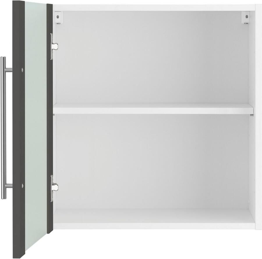 Wiho Küchen Hangend kastje met glasdeur Unna Front met glasinzet