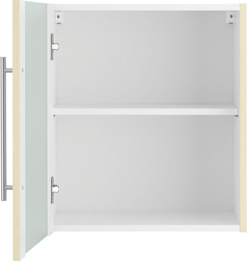 Wiho Küchen Hangend kastje met glasdeur Unna Front met glasinzet