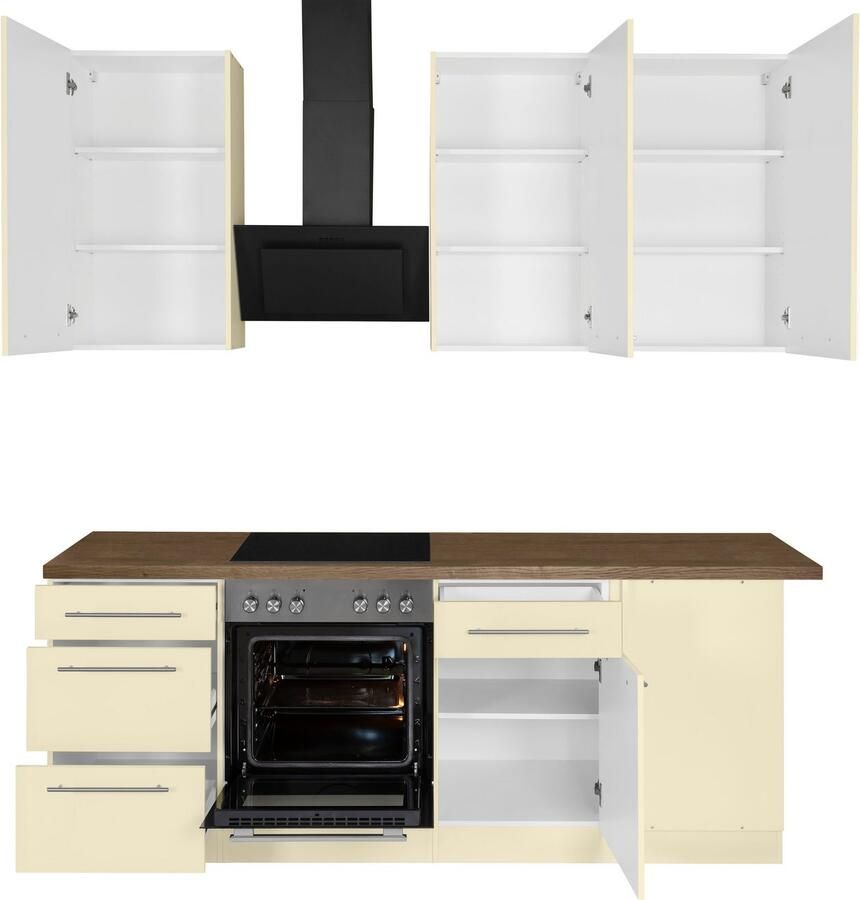Wiho Küchen Hoekkeuken Unna zonder e-apparaten breedte 220 x 170 cm