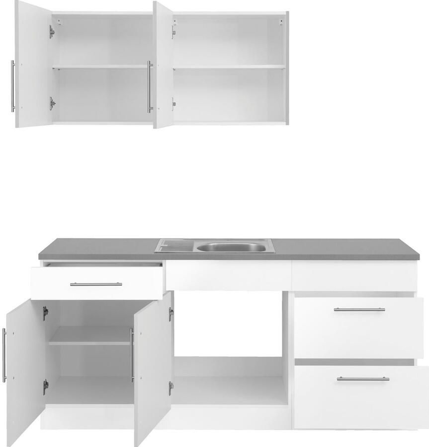 Wiho Küchen Keuken Cali keuze met elektrische apparaten breedte 180 cm