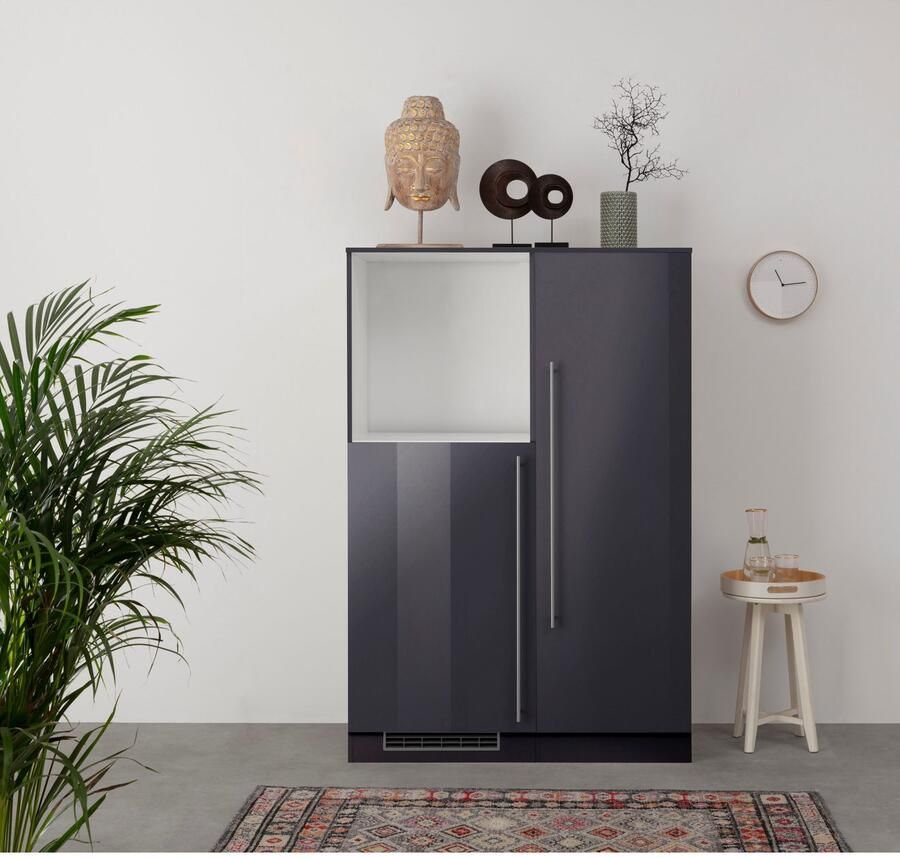 Wiho Küchen Keuken Chicago Back- Koelmodule optioneel met elektrische apparaten breedte 110 cm