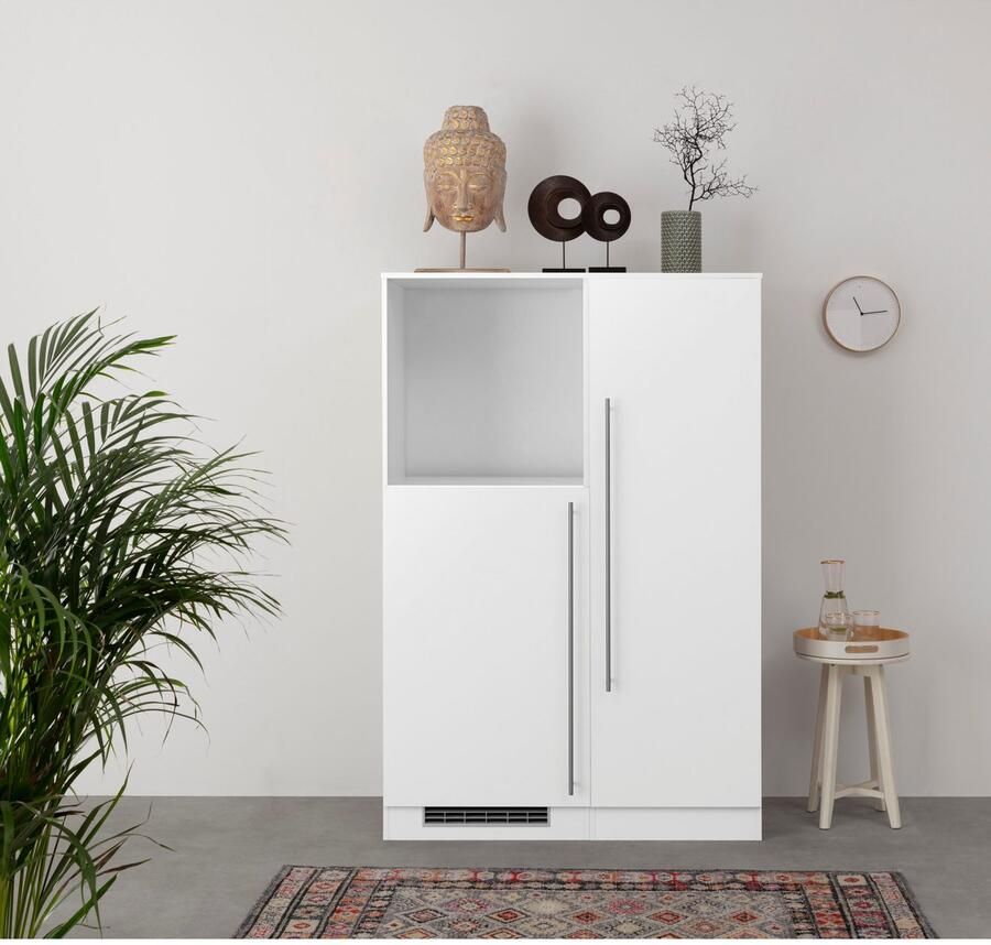 Wiho Küchen Keuken Chicago Back- Koelmodule optioneel met elektrische apparaten breedte 110 cm