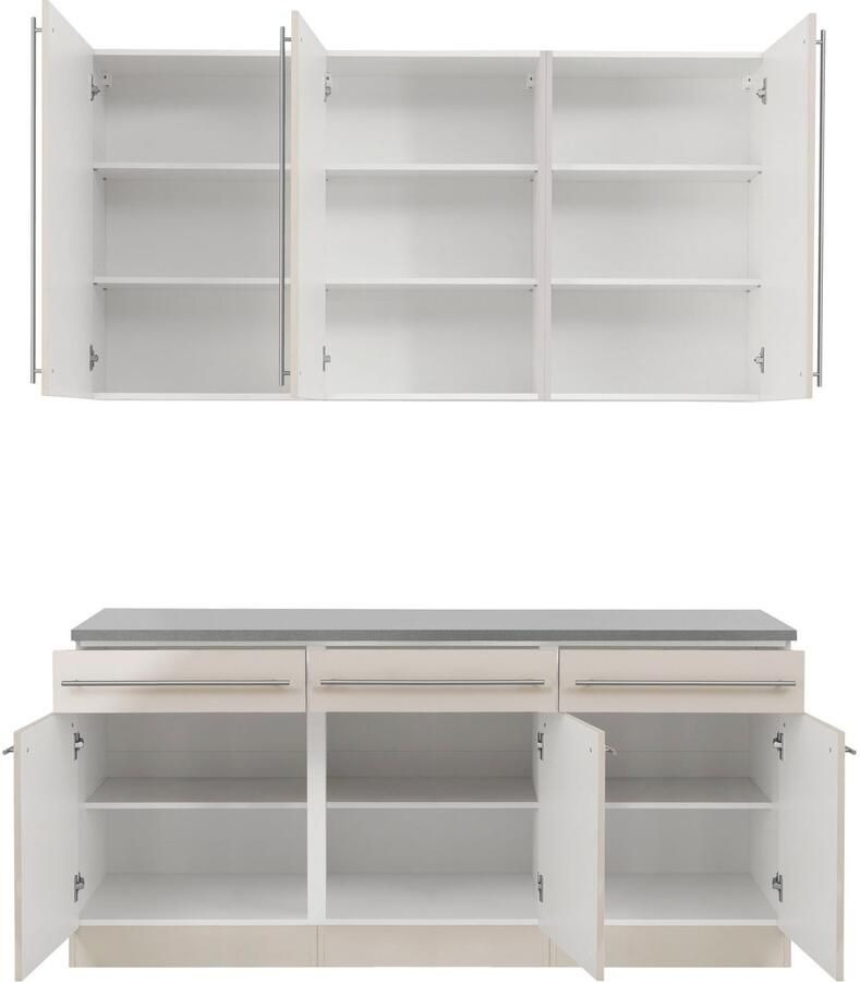 Wiho Küchen Keuken Chicago zonder elektrische apparaten breedte 180 cm