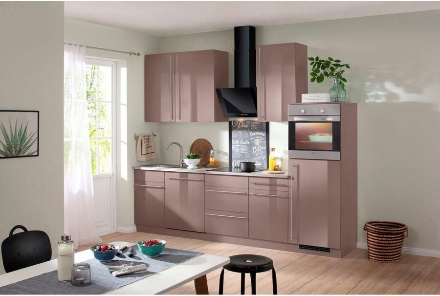 Wiho Küchen Keukenblok Chicago zonder elektrische apparaten breedte 280 cm