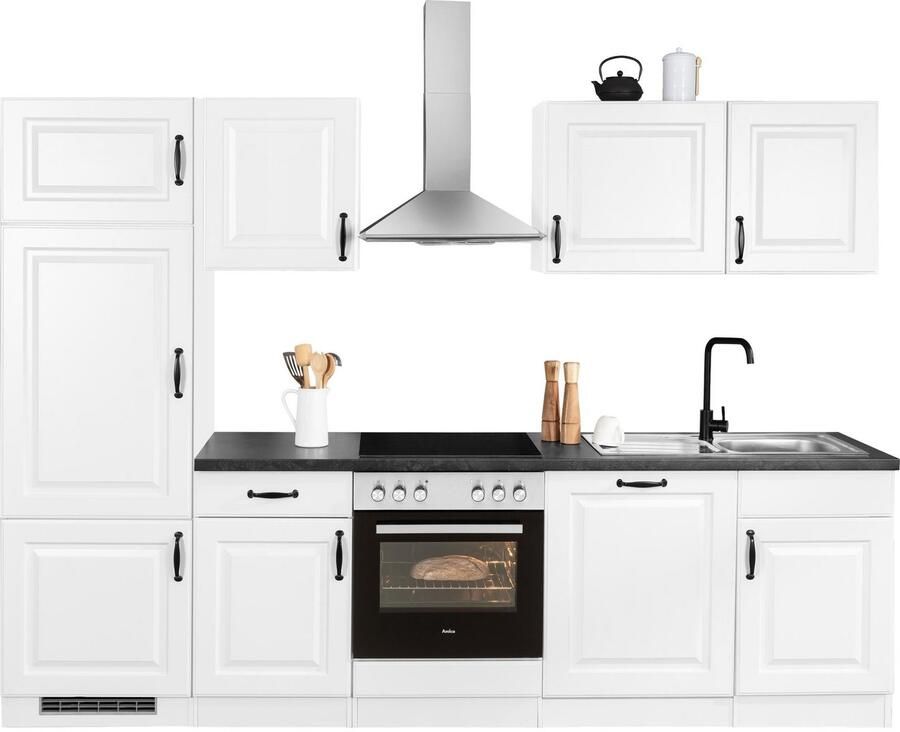 Wiho Küchen Keukenblok Erla zonder elektrische apparaten breedte 280 cm