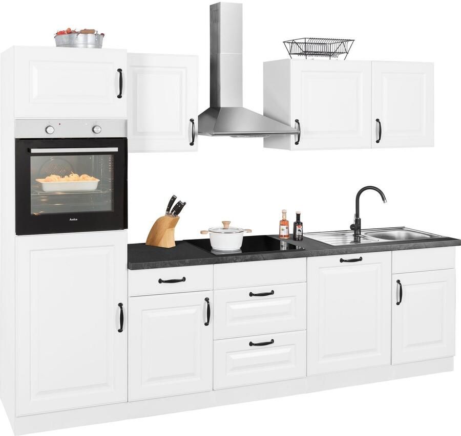 Wiho Küchen Keukenblok Erla zonder elektrische apparaten breedte 280 cm