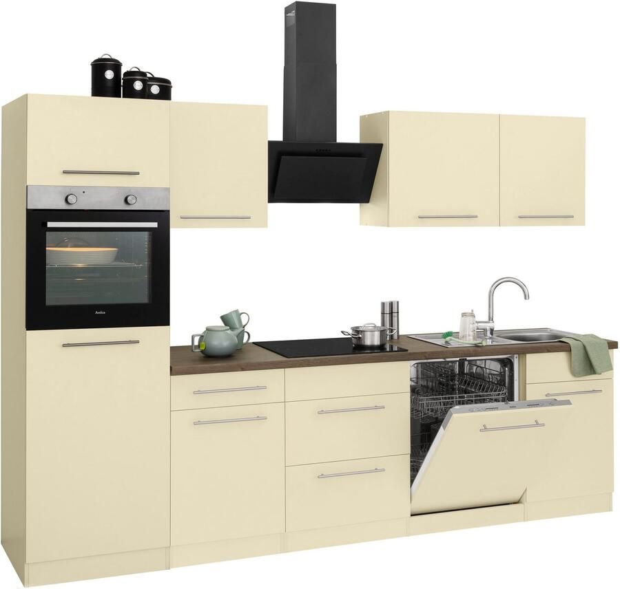 Wiho Küchen Keukenblok Unna zonder elektrische apparaten breedte 280 cm