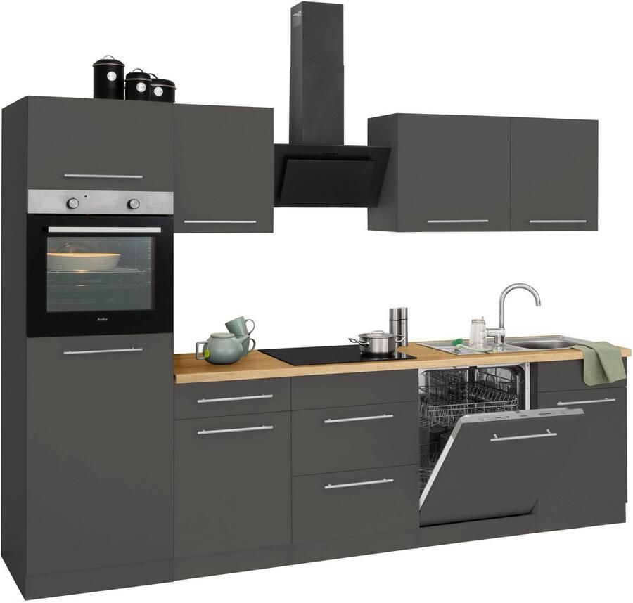 Wiho Küchen Keukenblok Unna zonder elektrische apparaten breedte 280 cm