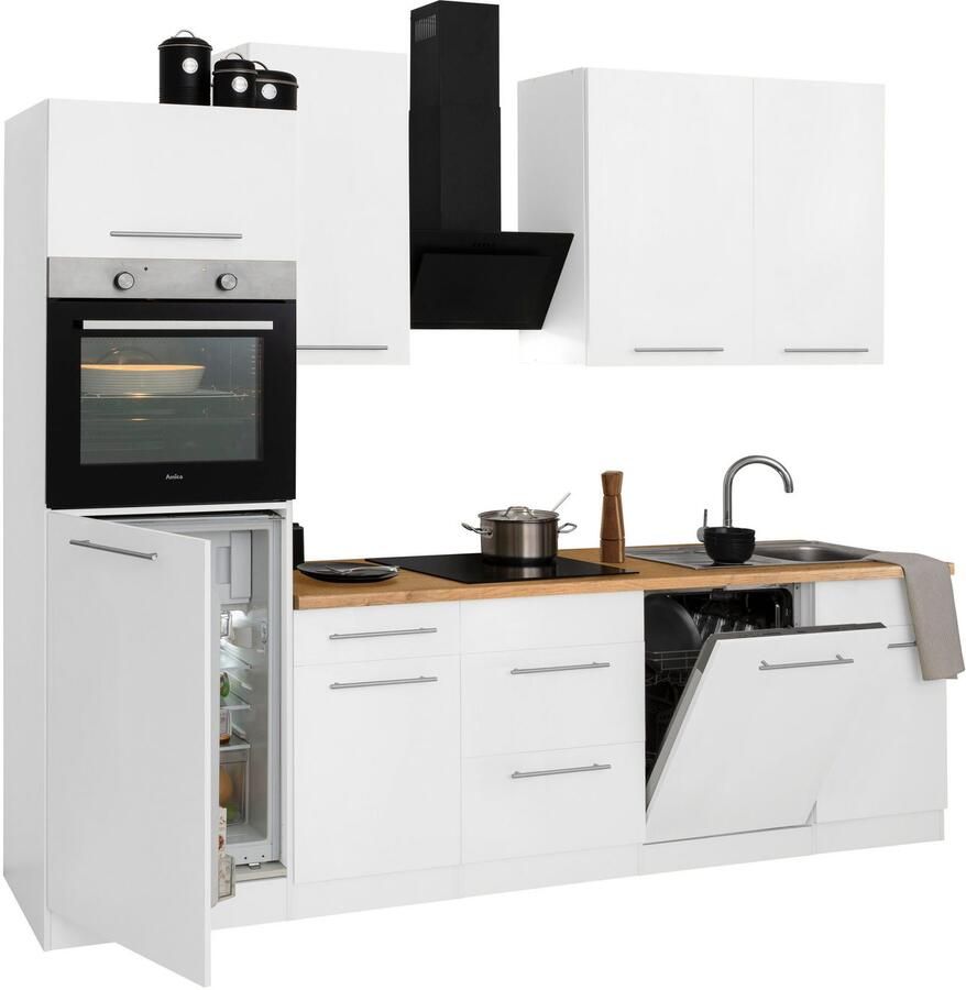 Wiho Küchen Keukenblok Unna zonder elektrische apparaten breedte 280 cm