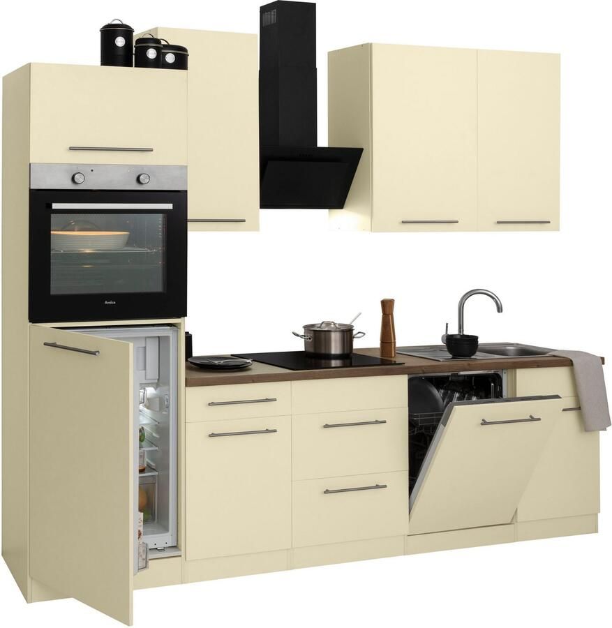 Wiho Küchen Keukenblok Unna zonder elektrische apparaten breedte 280 cm