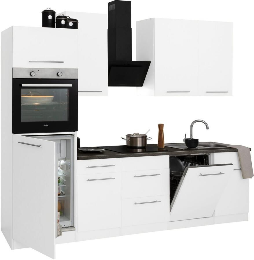 Wiho Küchen Keukenblok Unna zonder elektrische apparaten breedte 280 cm