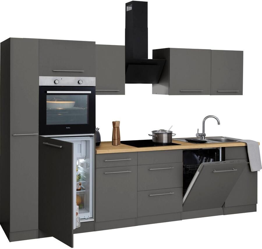 Wiho Küchen Keukenblok Unna zonder elektrische apparaten breedte 310 cm