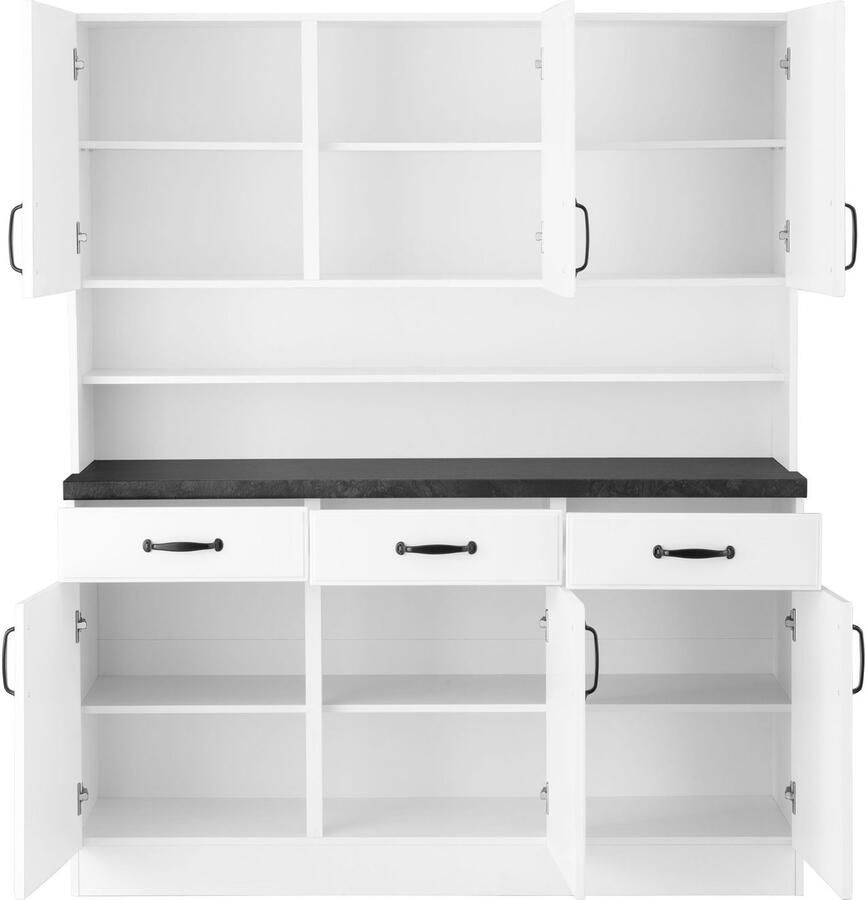 Wiho Küchen Keukenbuffet Erla 150 cm breed met vakkenfront