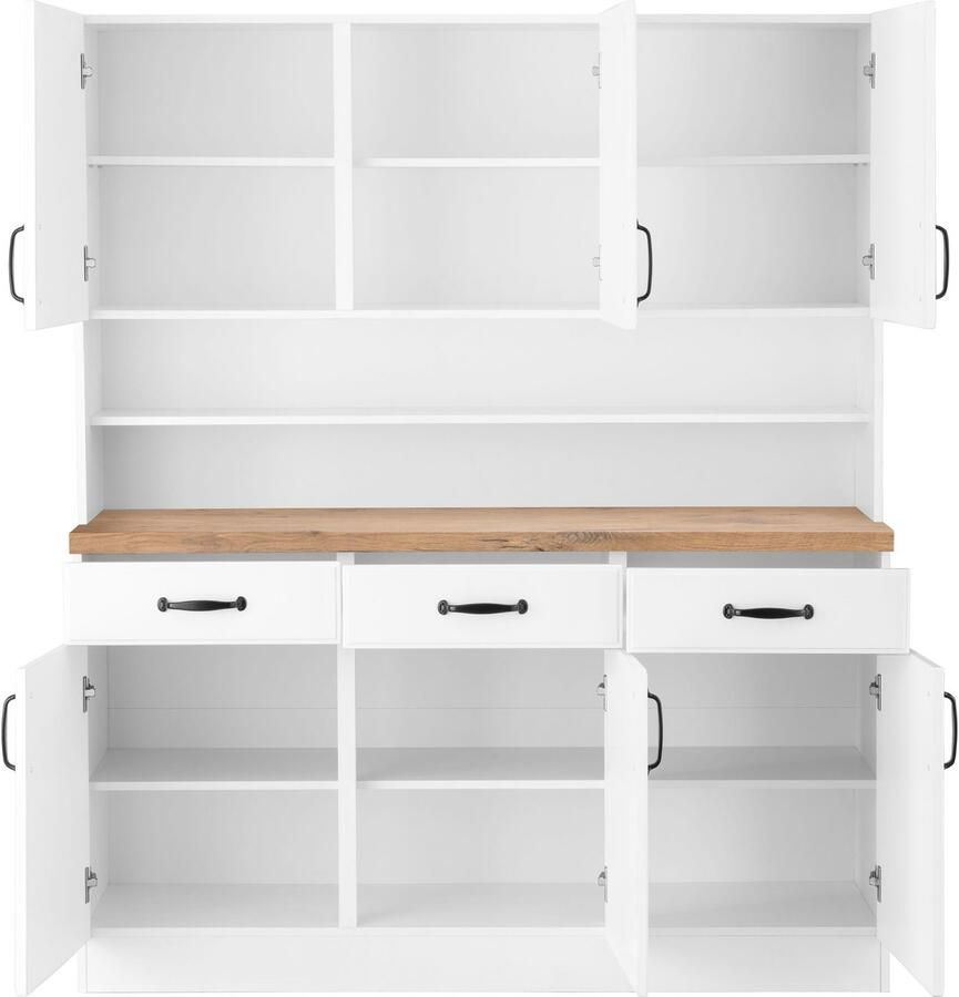 Wiho Küchen Keukenbuffet Erla 150 cm breed met vakkenfront