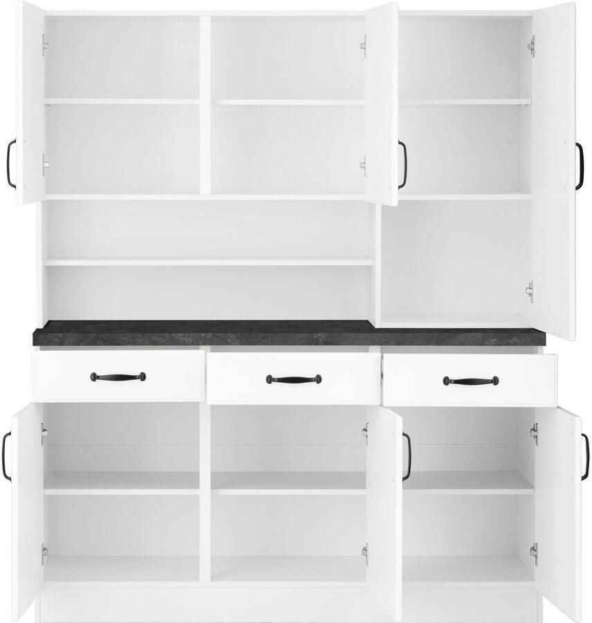 Wiho Küchen Keukenbuffet Erla 150 cm breed met vakkenfront