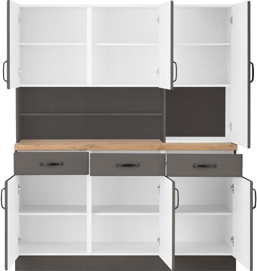 Wiho Küchen Keukenbuffet Erla 150 cm breed met vakkenfront