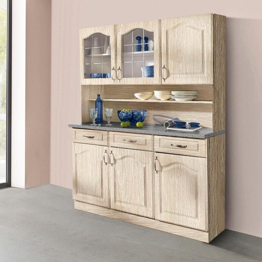 Wiho Küchen Keukenbuffet Linz 150 cm breed in landhuisstijl