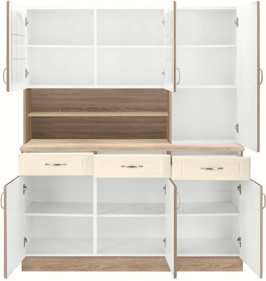 Wiho Küchen Keukenbuffet Linz 150 cm breed in landhuisstijl