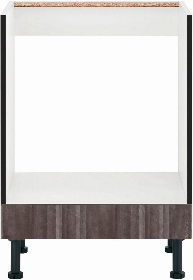 Wiho Küchen Ombouwkast voor oven Nisos 60 cm breed met verstelbare voeten zonder werkblad