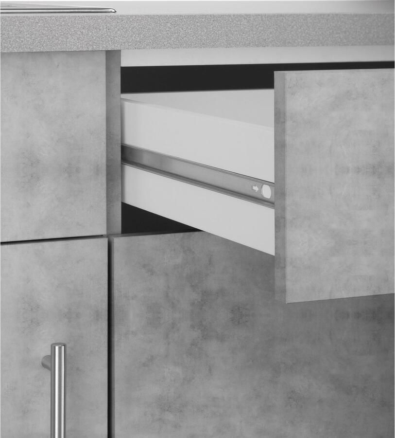 Wiho Küchen Pantry keuken Cali zonder elektrische apparaten breedte 160 cm