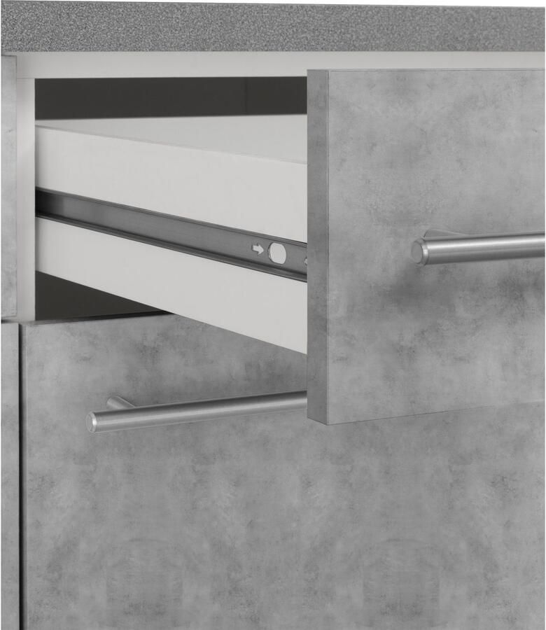 Wiho Küchen Pantry keuken Chicago zonder elektrische apparaten breedte 160 cm