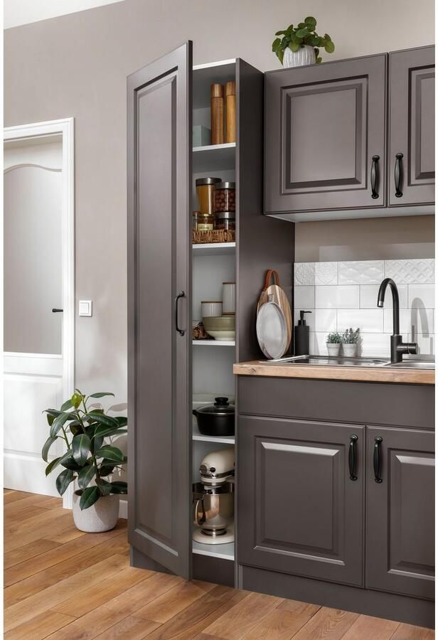 Wiho Küchen Smalle kast Erla 50 cm breed met vakkenfront