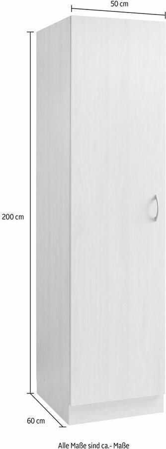 Wiho Küchen Smalle kast Kiel 50 cm breed hoogte 200 cm