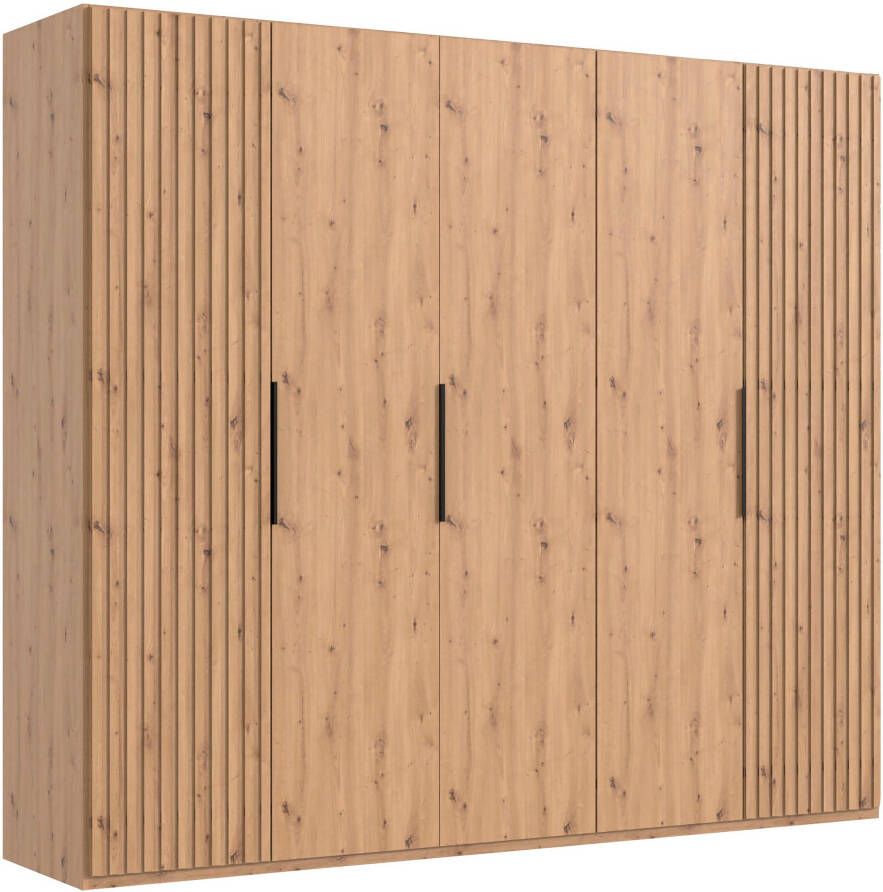 Wimex Draaideurkast Andorra by fresh to go Met 3D-stroken voor akoestische paneel-look