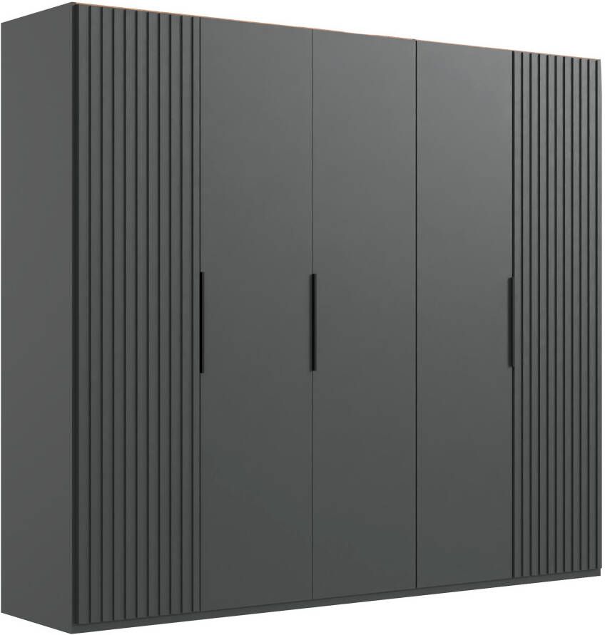 Wimex Draaideurkast Andorra by fresh to go Met 3D-stroken voor akoestische paneel-look