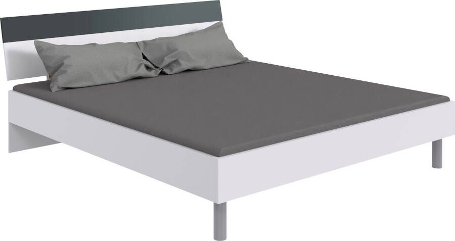 Wimex Futonbed Budapest Inclusief tweekleurig hoofdbord ligvlak 180 x 200 cm