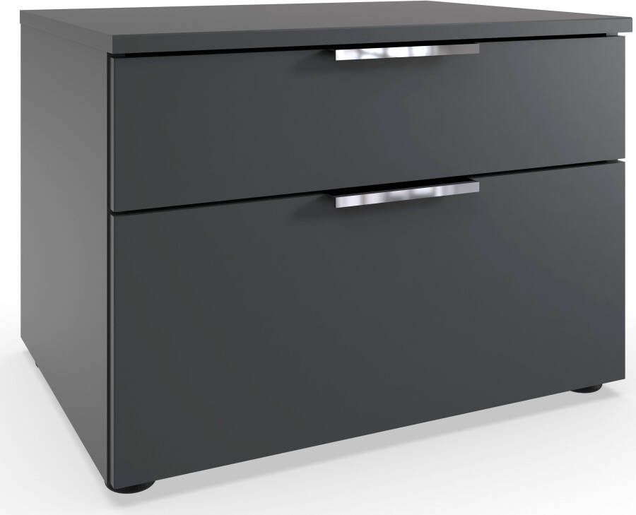 Wimex Nachtkastje Level by fresh to go 2 lades met soft-close functie 54 cm breed 39 cm hoog