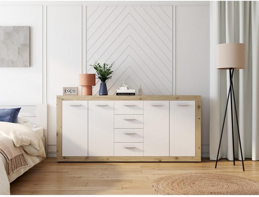 Andas Tafelvaas Nilsby Decoratieve vaas van aluminium hoogte ca. 18 cm (1 stuk)