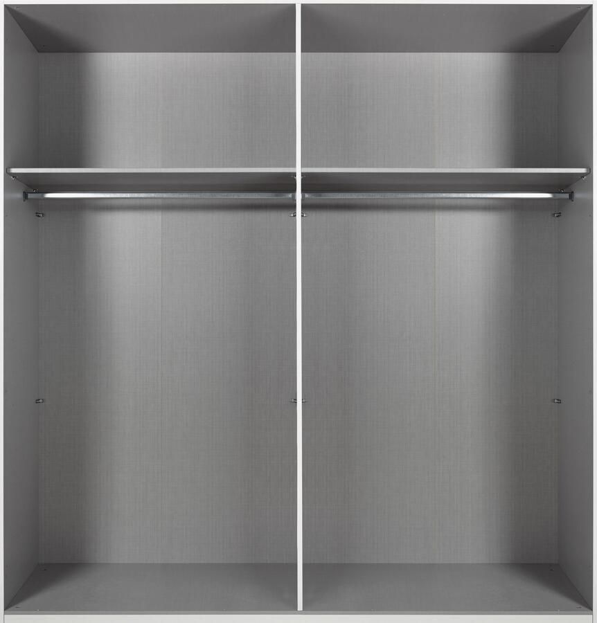 Wimex Zweefdeurkast Andorra by fresh to go Met 3D-stroken voor akoestische paneel-look