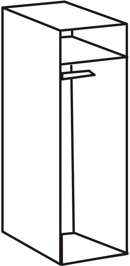 Wimex Draaideurkast Münster Kledingkast Multifunctionele kast past in elke kleine hoek