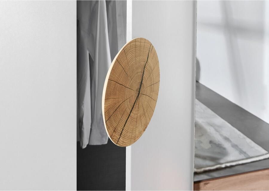 Wimex Draaideurkast Toscana Met aantrekkelijke grepen in massief hout-look 225 of 270 cm breed