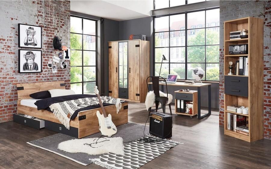 Wimex Bureau Liverpool tafel in coole loftstijl