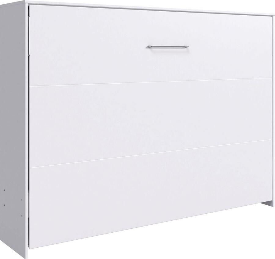 Wimex Verticaal opklapbed Juist kastklapbed logeerbed horizontaal opklapbaar 3 ligplaatsen met lattenbodem made in germany