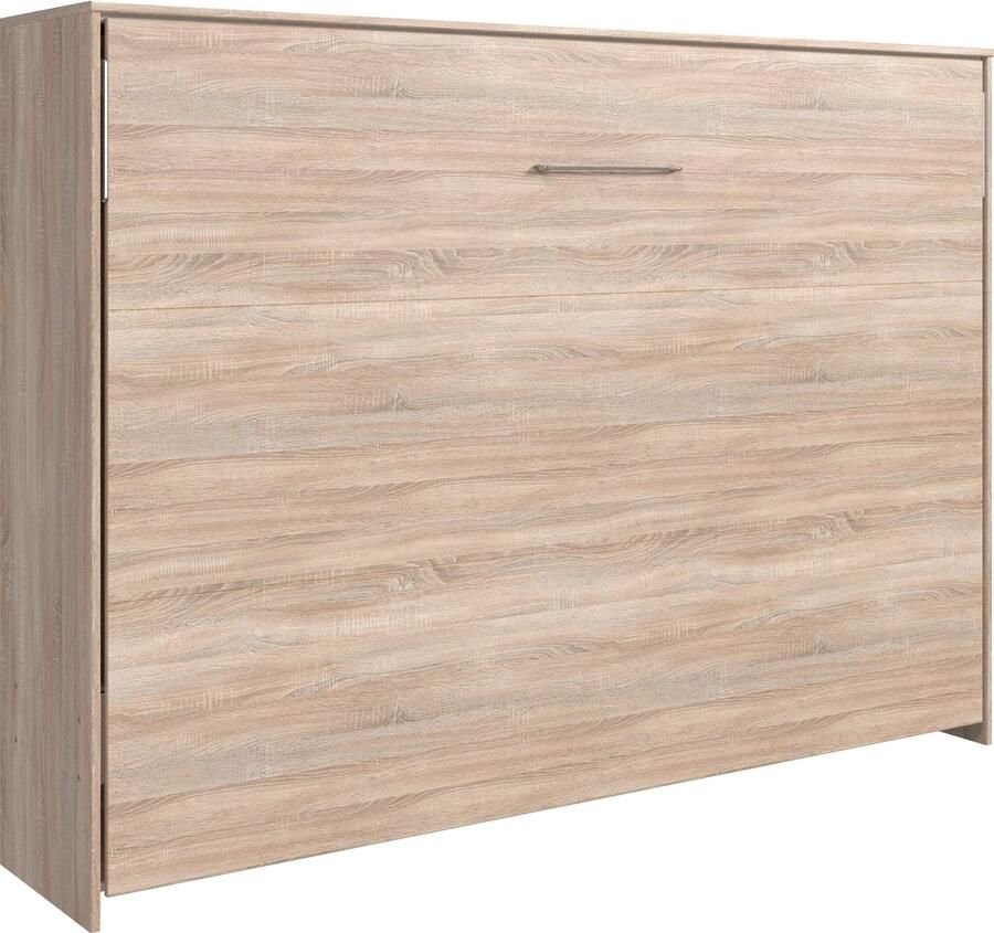 Wimex Verticaal opklapbed Juist kastklapbed logeerbed horizontaal opklapbaar 3 ligplaatsen met lattenbodem made in germany