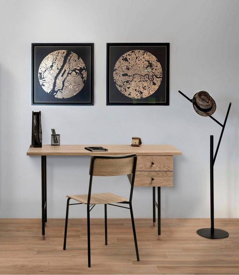 Woodman Bureau Jeugd Lades met soft-close-functie poten van metaal FSC