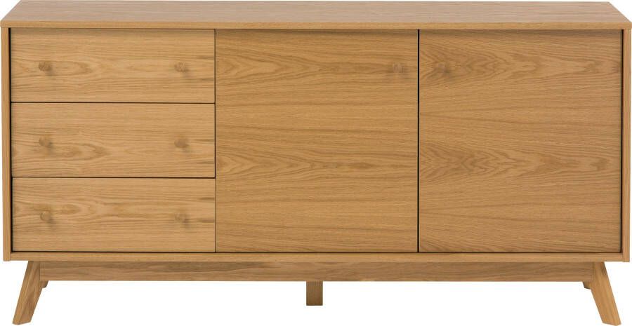 Woodman Dressoir Bjórgvin Commode breedte 150 cm in eenvoudig Scandinavisch ontwerp