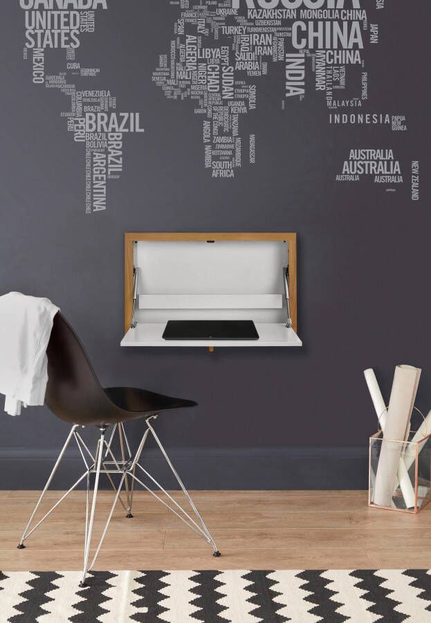 Woodman Klaptafel Brenta om uit te klappen ruimtebesparend frame van massief eiken fsc