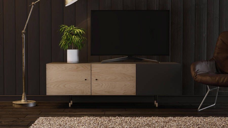 Woodman Tv-meubel Daniel met soft-closefunctie breedte 150 cm