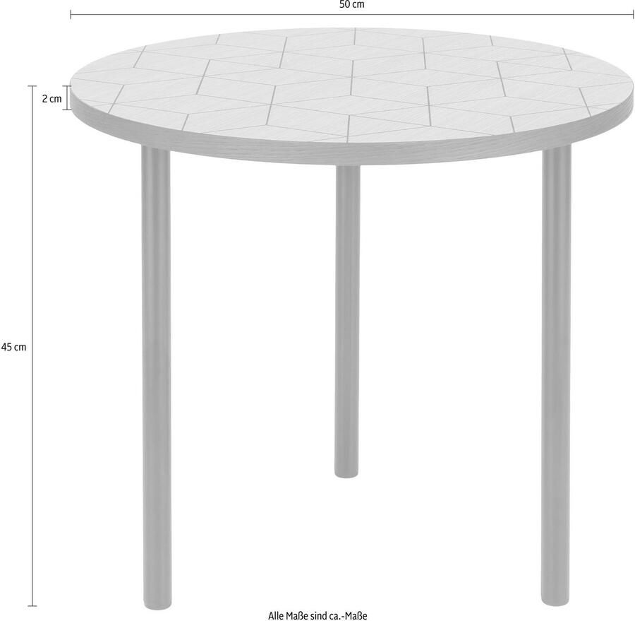 Woodman Bijzettafel in scandinavisch design fsc -gecertificeerd