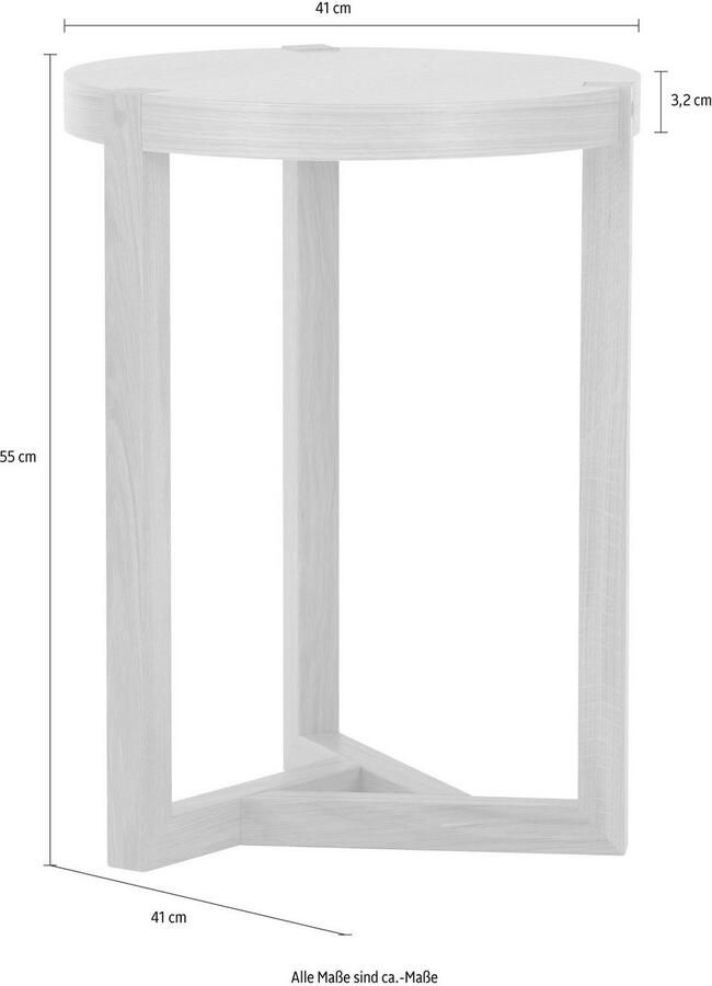 Woodman Bijzettafel Peppa in scandinavisch design fsc -gecertificeerd